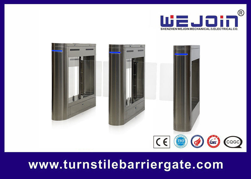 304 Stainless Steel Swing Gate Barrier Infrared Anti Pinch Turnstile Gate