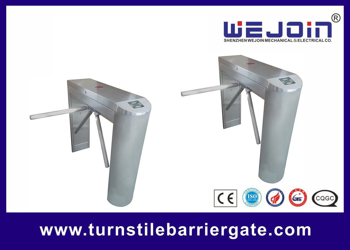 stainless steel rfid access control esd tripod turnstile barrier gate for university library