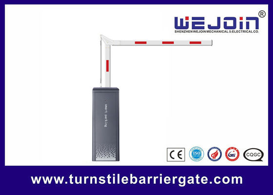 Portale di barriera elettronica DC24V con motore in lega di alluminio e alloggiamento grigio argento