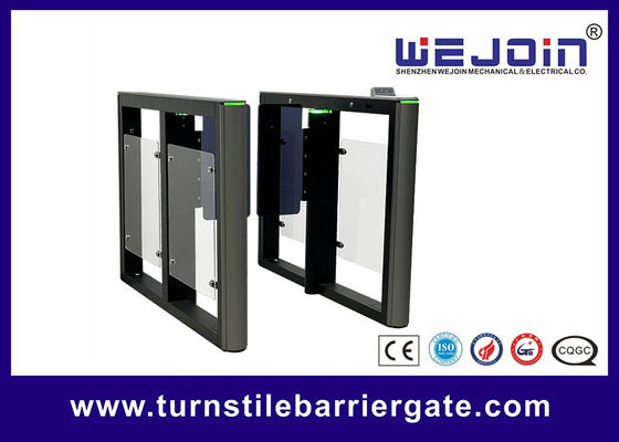 Comodo cancello di controllo dell'accesso interno / esterno con braccio oscillante e batteria di riserva DC12V opzionale