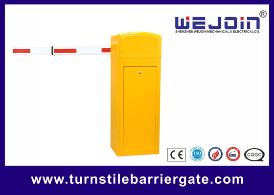 Giallo Colore 6m Telescopico braccio retto Barriera cancello DC24V motore senza spazzole Shenzhen ISO approvato