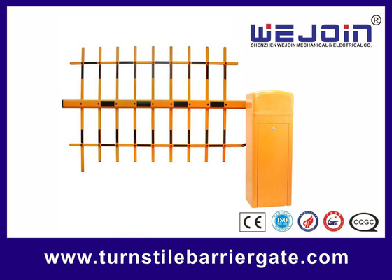 Colore giallo, barriera a braccio da 4m, motore brushless DC24V, autoriversione in caso di ostacolo