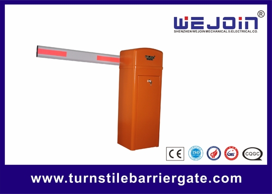 Controllo Accesso Parcheggio Arancione Colore 6s 6m Sbarra Automatica con Braccio Dritto in Alluminio