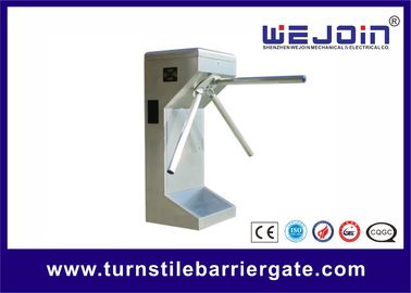 Portone automatico completo verticale della barriera del controllo di accesso di sicurezza dell'acciaio inossidabile del cancello girevole 304 del treppiede di RFID